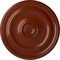 Ekena Millwork Devon Ceiling Medallion (Fits Canopies up to 3 5/8"), Hand-Painted Firebrick, 15 3/4"OD x 1 1/2"P CM15DEFIF - alternate 1